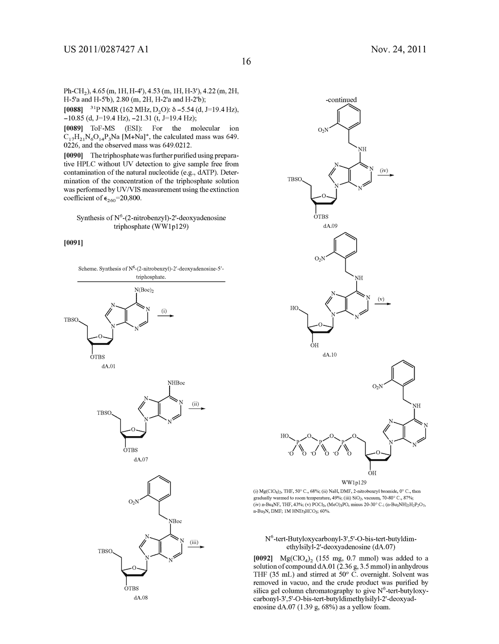 3'OH-UNBLOCKED, NUCLEOTIDES AND NUCLEOSIDES BASE MODIFIED WITH LABELS AND     PHOTOCLEAVABLE, TERMINATING GROUPS AND METHODS FOR THEIR USE IN DNA     SEQUENCING - diagram, schematic, and image 17