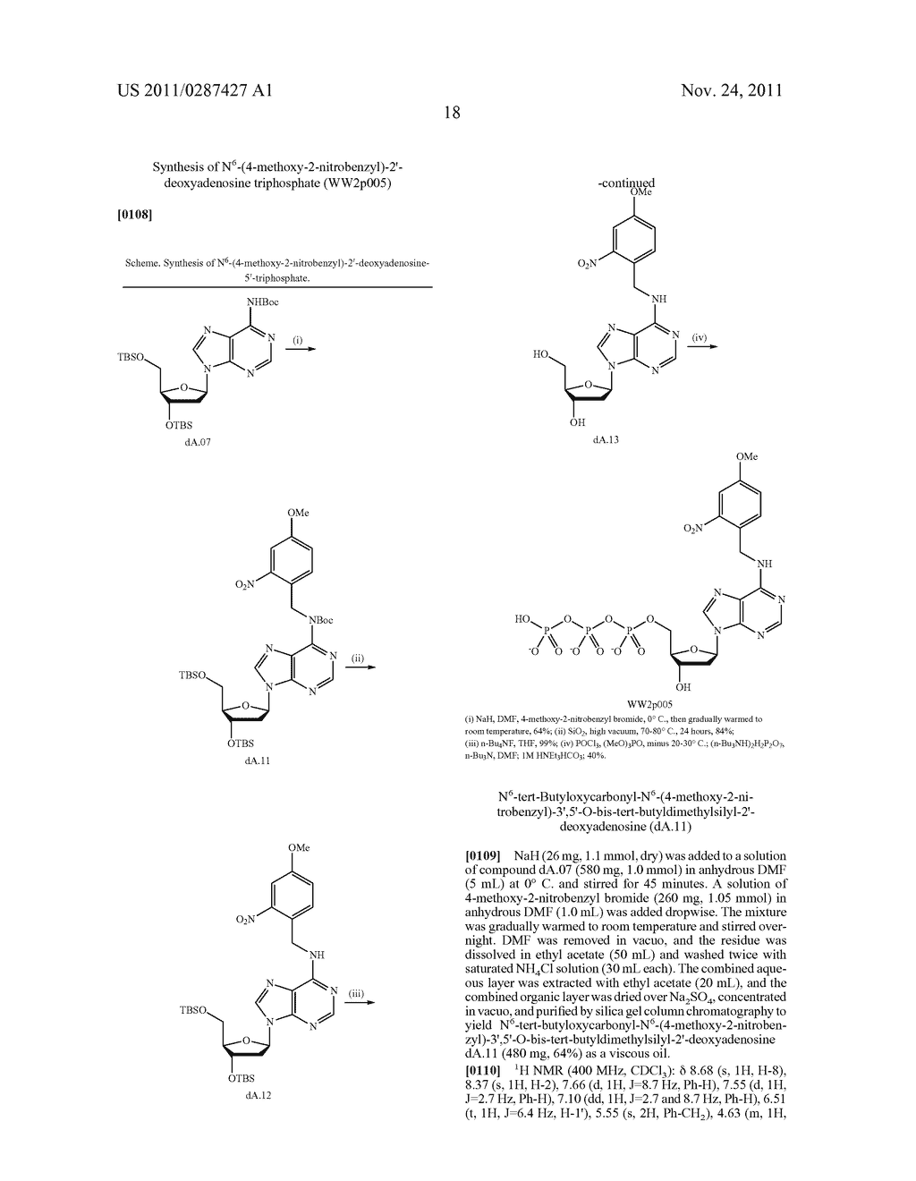 3'OH-UNBLOCKED, NUCLEOTIDES AND NUCLEOSIDES BASE MODIFIED WITH LABELS AND     PHOTOCLEAVABLE, TERMINATING GROUPS AND METHODS FOR THEIR USE IN DNA     SEQUENCING - diagram, schematic, and image 19