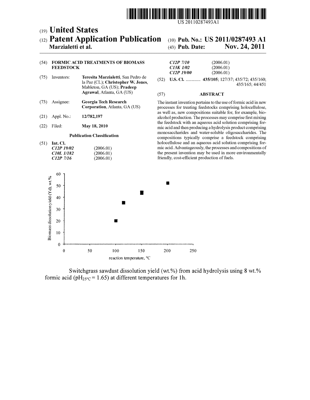 FORMIC ACID TREATMENTS OF BIOMASS FEEDSTOCK - diagram, schematic, and image 01