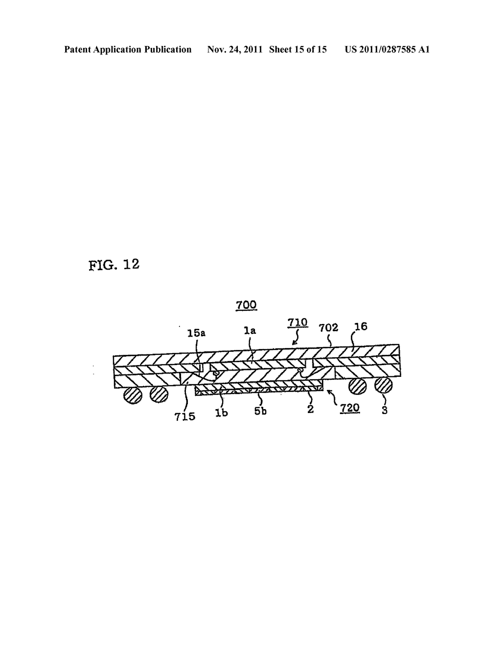 SEMICONDUCTOR DEVICE INCLUDING SEMICONDUCTOR ELEMENTS MOUNTED ON BASE     PLATE - diagram, schematic, and image 16