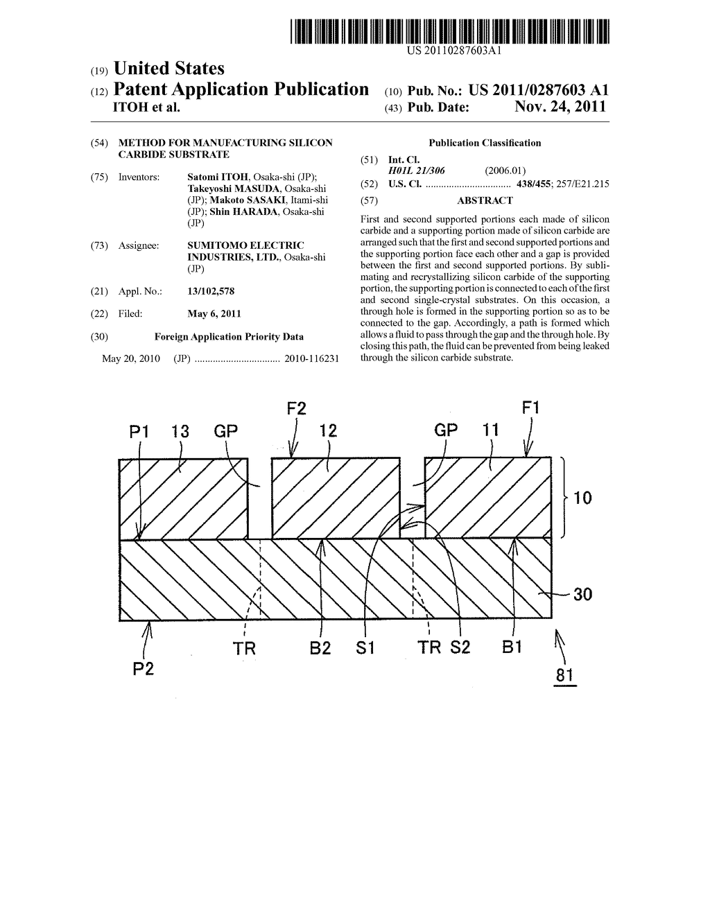 METHOD FOR MANUFACTURING SILICON CARBIDE SUBSTRATE - diagram, schematic, and image 01