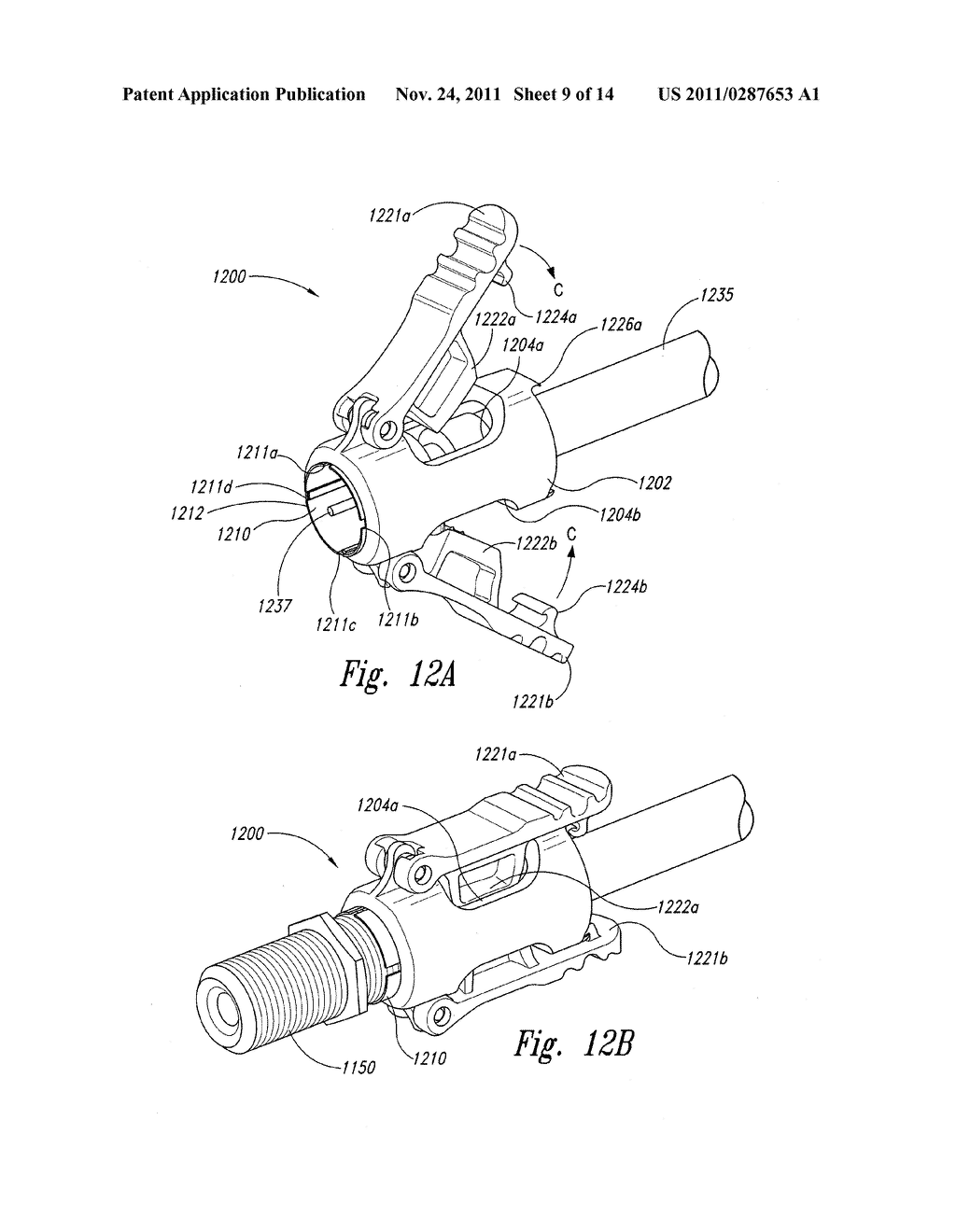CONNECTOR WITH LOCKING MECHANISM AND ASSOCIATED SYSTEMS AND METHODS - diagram, schematic, and image 10