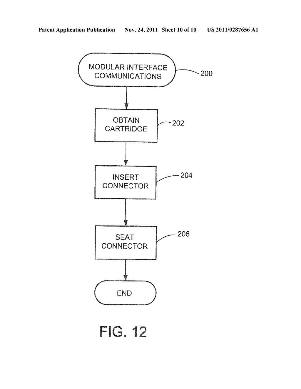 MODULAR INTERFACE COMMUNICATIONS WITH A STORAGE CARTRIDGE - diagram, schematic, and image 11