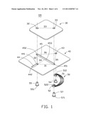 ROTATING MECHANISM AND ELECTRONIC DEVICE USING SAME diagram and image