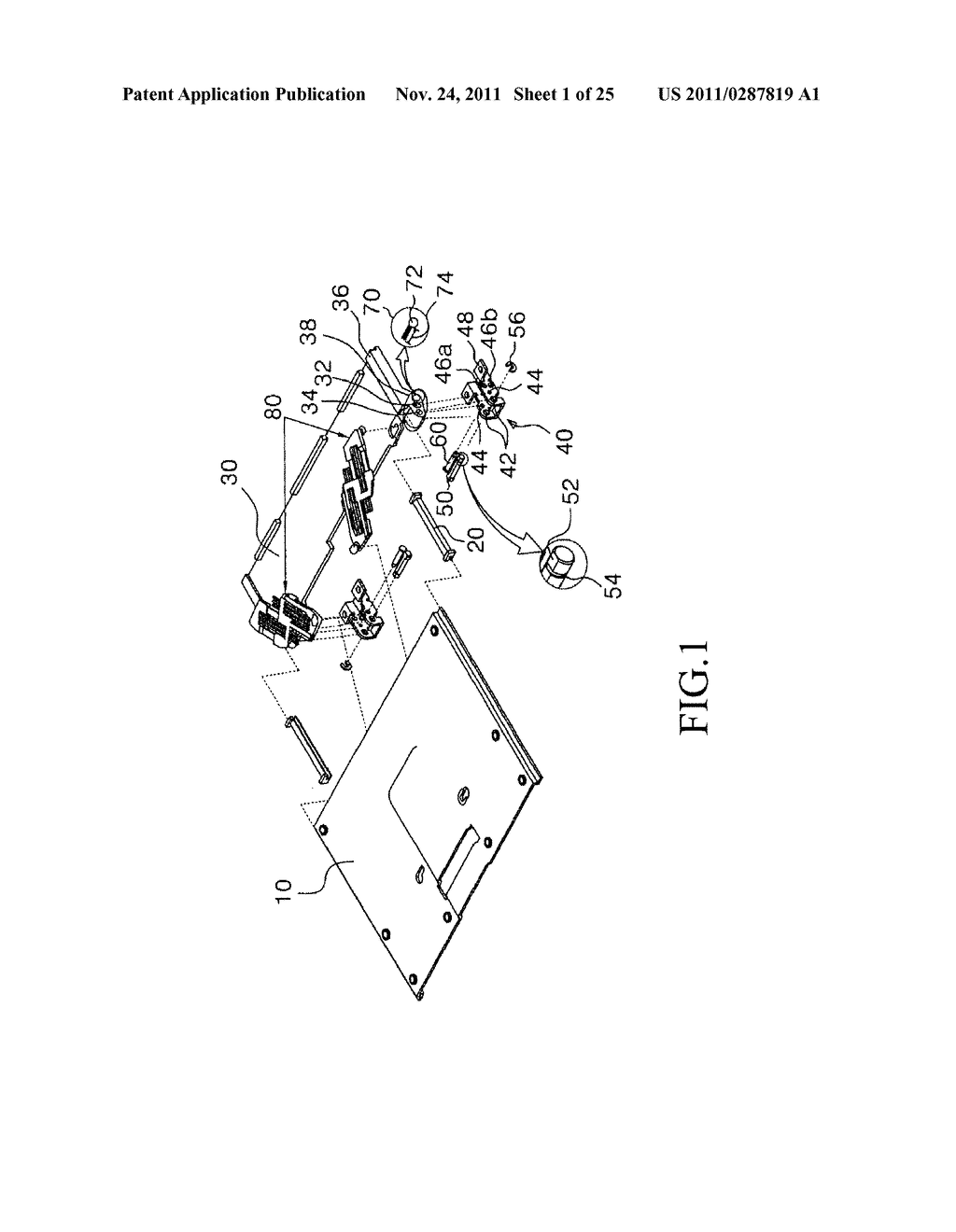 TILT-TYPE SLIDING MODULE FOR MOBILE PHONE AND TERMINAL HOLDER USING THE     SAME - diagram, schematic, and image 02