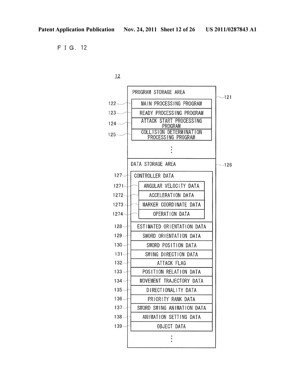 COMPUTER-READABLE STORAGE MEDIUM HAVING GAME PROGRAM STORED THEREIN, GAME     APPARATUS, GAME SYSTEM, AND GAME PROCESSING METHOD - diagram, schematic, and image 13