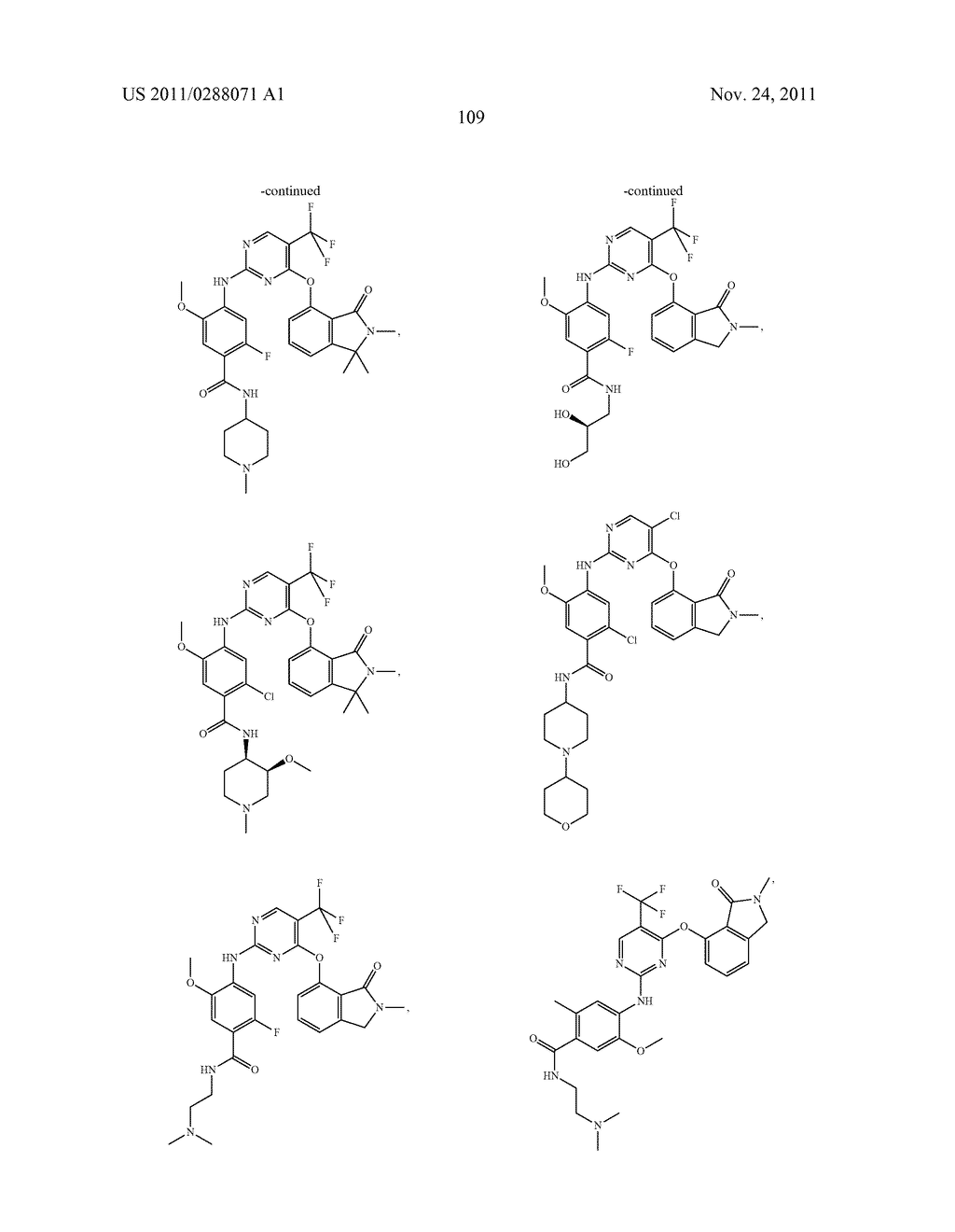 SUBSTITUTED PYRIMIDINES FOR THE TREATMENT OF DISEASES SUCH AS CANCER - diagram, schematic, and image 110