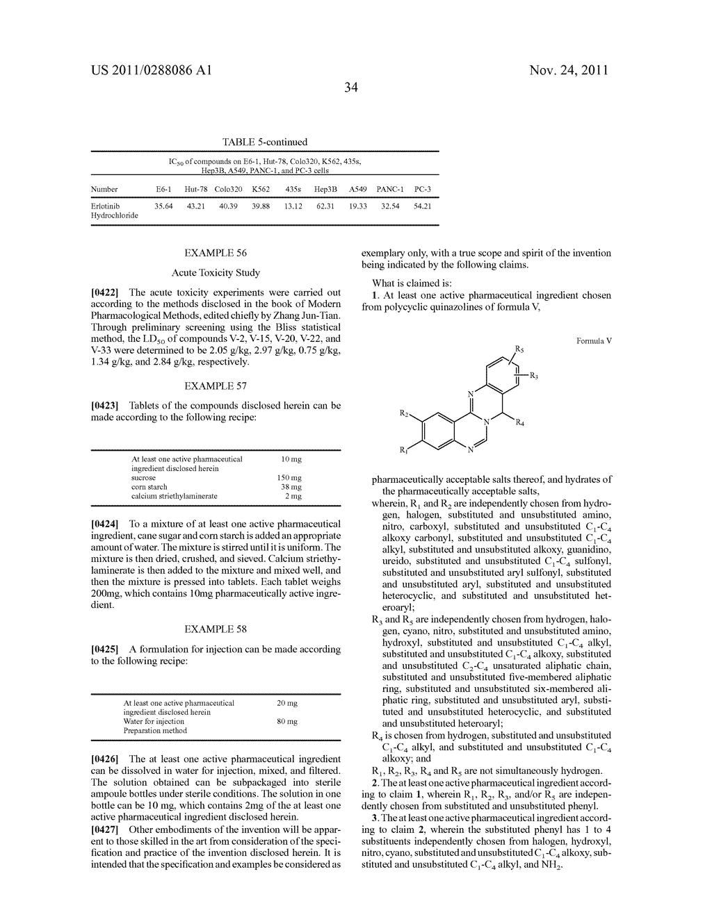 POLYCYCLIC QUINAZOLINES, PREPARATION THEREOF, AND USE THEREOF - diagram, schematic, and image 35