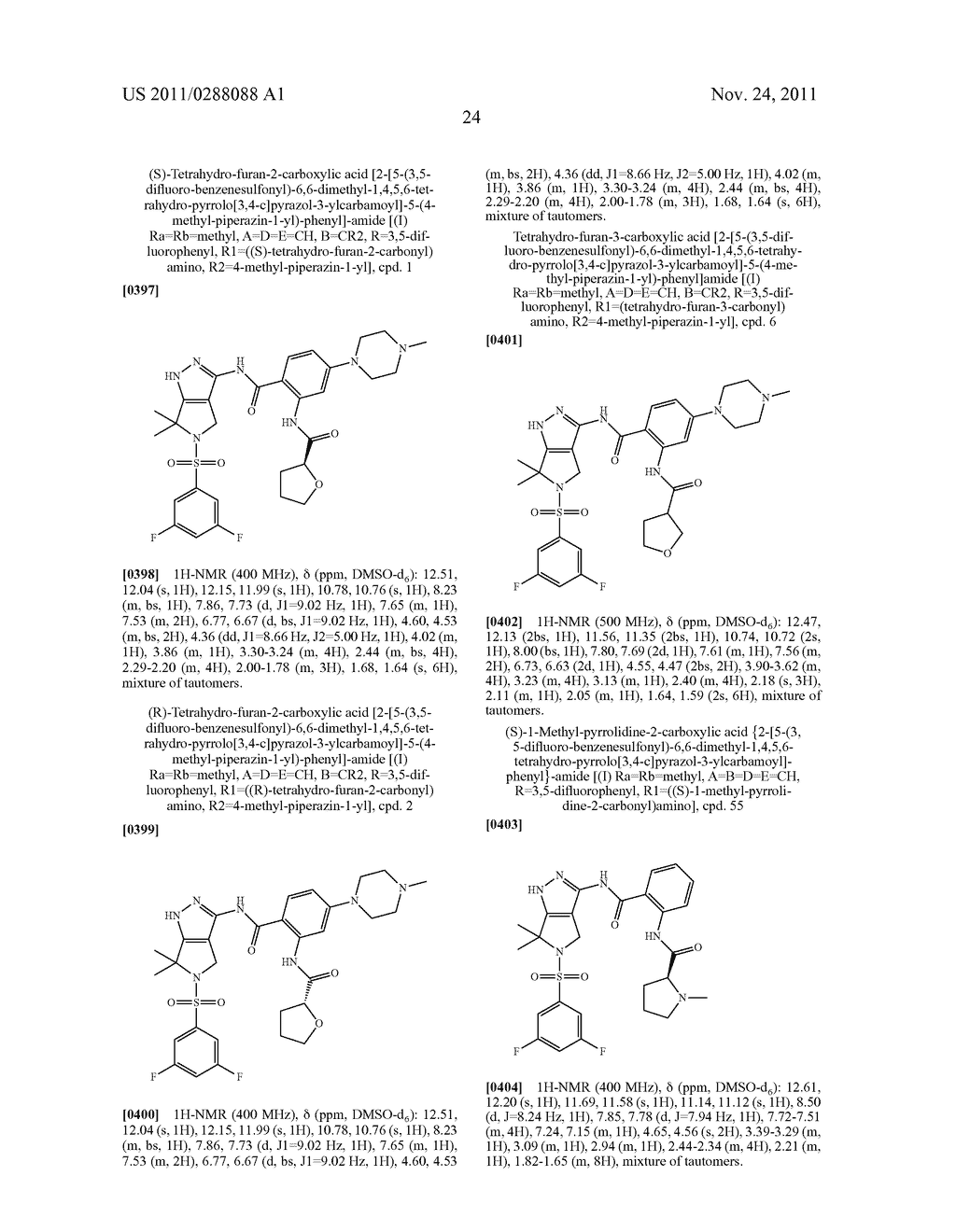 SUBSTITUTED PYRROLO-PYRAZOLE DERIVATIVES ACTIVE AS KINASE INHIBITORS - diagram, schematic, and image 26