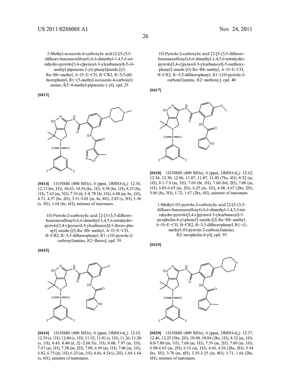 SUBSTITUTED PYRROLO-PYRAZOLE DERIVATIVES ACTIVE AS KINASE INHIBITORS - diagram, schematic, and image 28