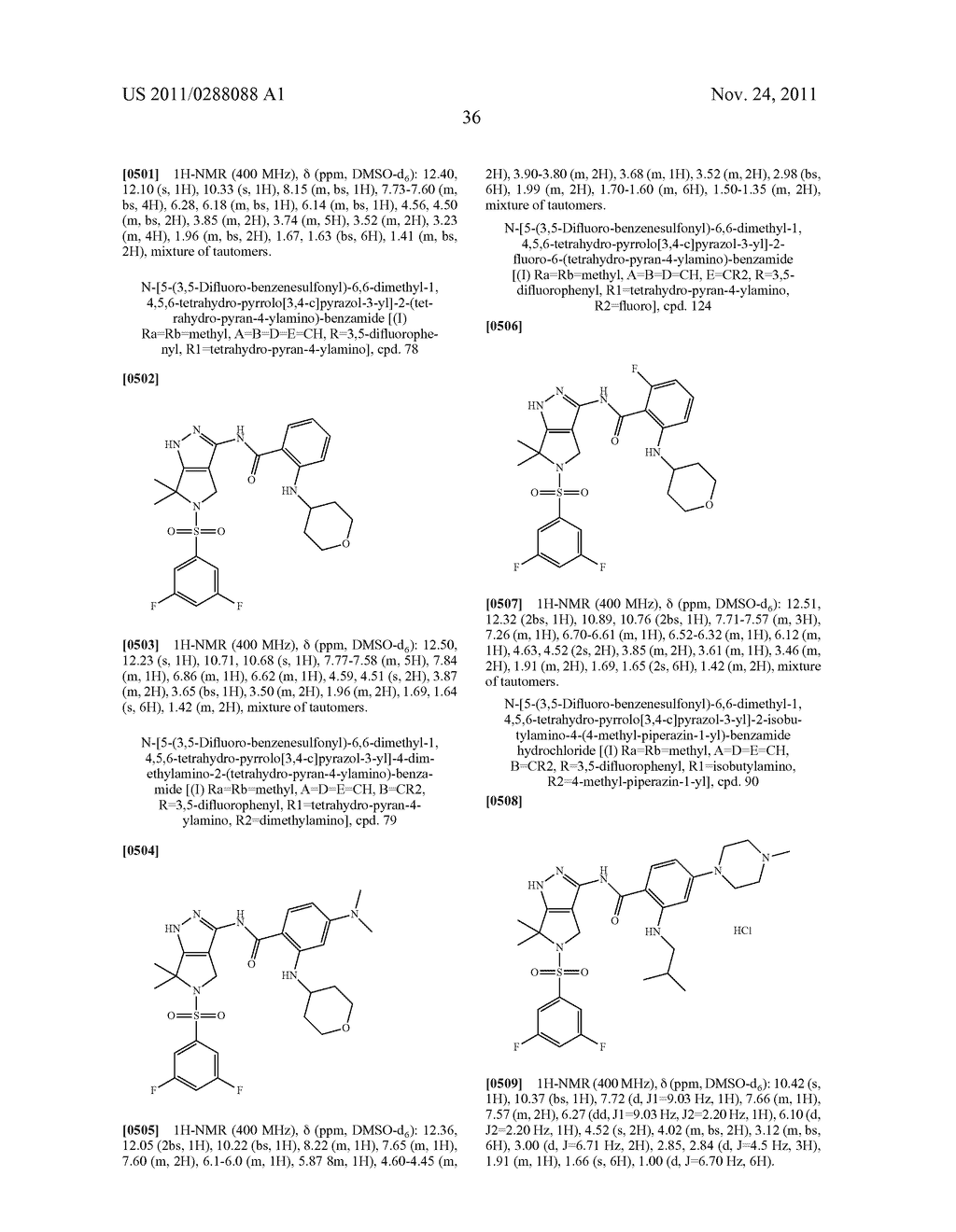 SUBSTITUTED PYRROLO-PYRAZOLE DERIVATIVES ACTIVE AS KINASE INHIBITORS - diagram, schematic, and image 38