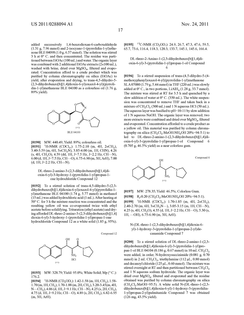 1-ARYL-1-HYDROXY-2,3-DIAMINO-PROPYL AMINES,     1-HETEROARYL-1-HYDROXY-2,3-DIAMINO-PROPYL AMINES AND RELATED COMPOUNDS     HAVING ANALGESIC AND/OR IMMUNO STIMULANT ACTIVITY - diagram, schematic, and image 18