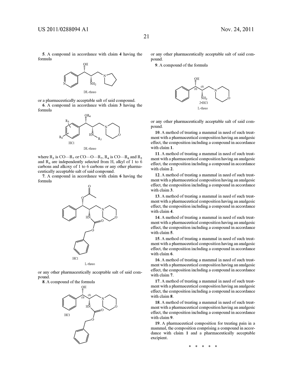 1-ARYL-1-HYDROXY-2,3-DIAMINO-PROPYL AMINES,     1-HETEROARYL-1-HYDROXY-2,3-DIAMINO-PROPYL AMINES AND RELATED COMPOUNDS     HAVING ANALGESIC AND/OR IMMUNO STIMULANT ACTIVITY - diagram, schematic, and image 22
