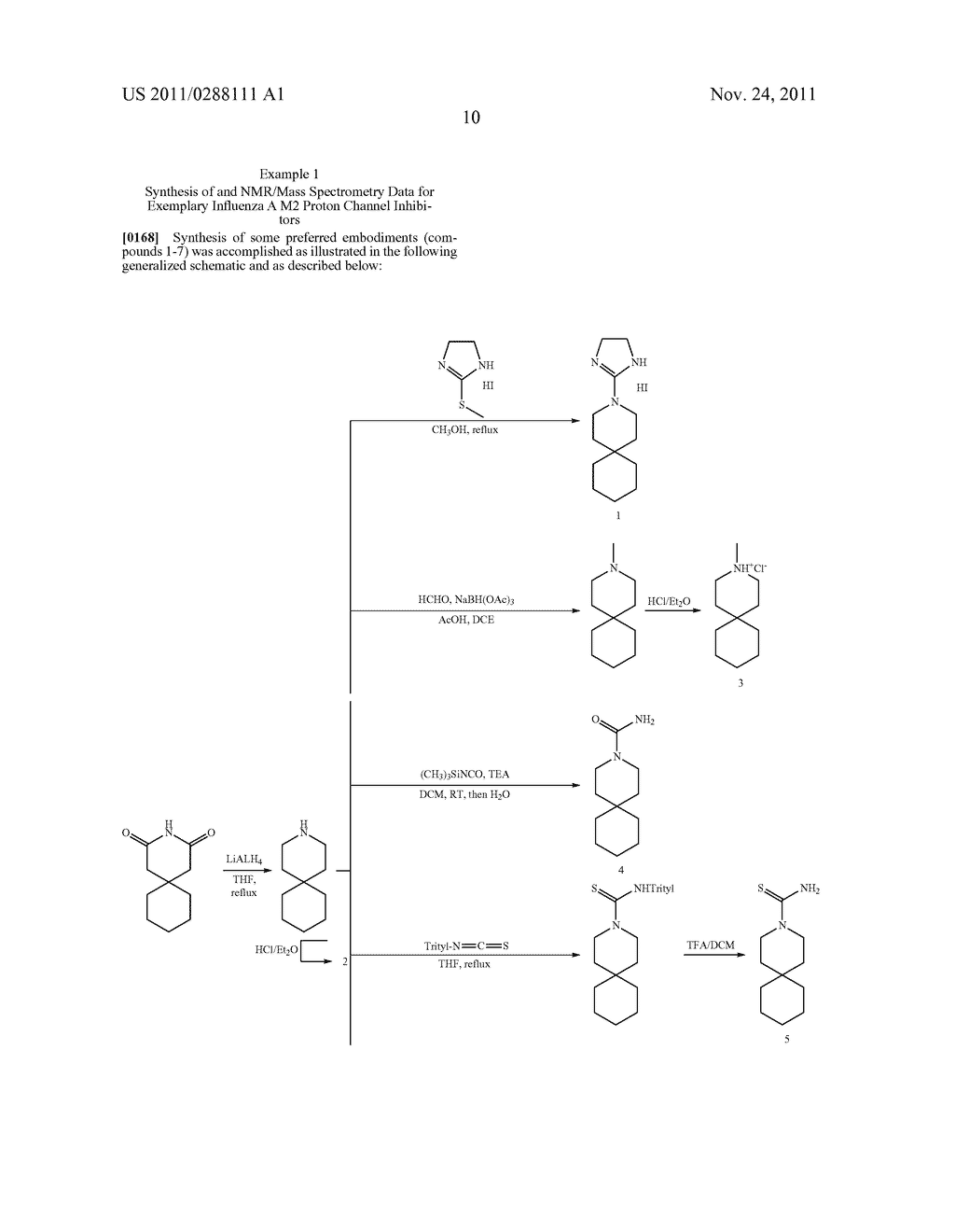 INHIBITION OF INFLUENZA M2 PROTON CHANNEL - diagram, schematic, and image 11