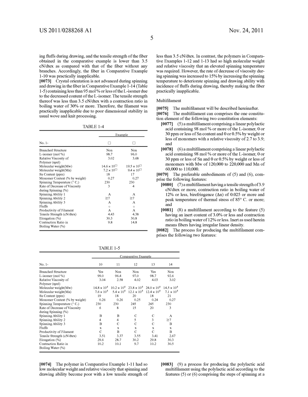 POLYLACTIC ACID RESIN, TEXTILE PRODUCTS OBTAINED THEREFROM, AND PROCESSES     FOR PRODUCING TEXTILE PRODUCTS - diagram, schematic, and image 08