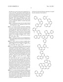 MATERIALS FOR ORGANIC ELECTROLUMINESCENCE DEVICES diagram and image