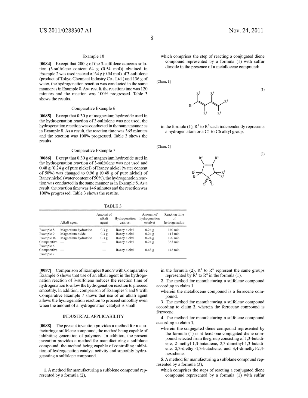 METHOD FOR MANUFACTURING SULFOLENE COMPOUND AND METHOD FOR MANUFACTURING     SULFOLANE COMPOUND - diagram, schematic, and image 09