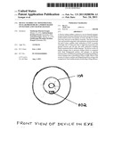 Device to directly monitor intra ocular pressure by a person based on     pattern and colour changes diagram and image