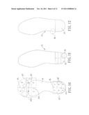 FOOT CORRECTING AND BALANCING SHOE ASSEMBLY AND METHOD FOR CORRECTING AND     BALANCING USER S FOOT diagram and image