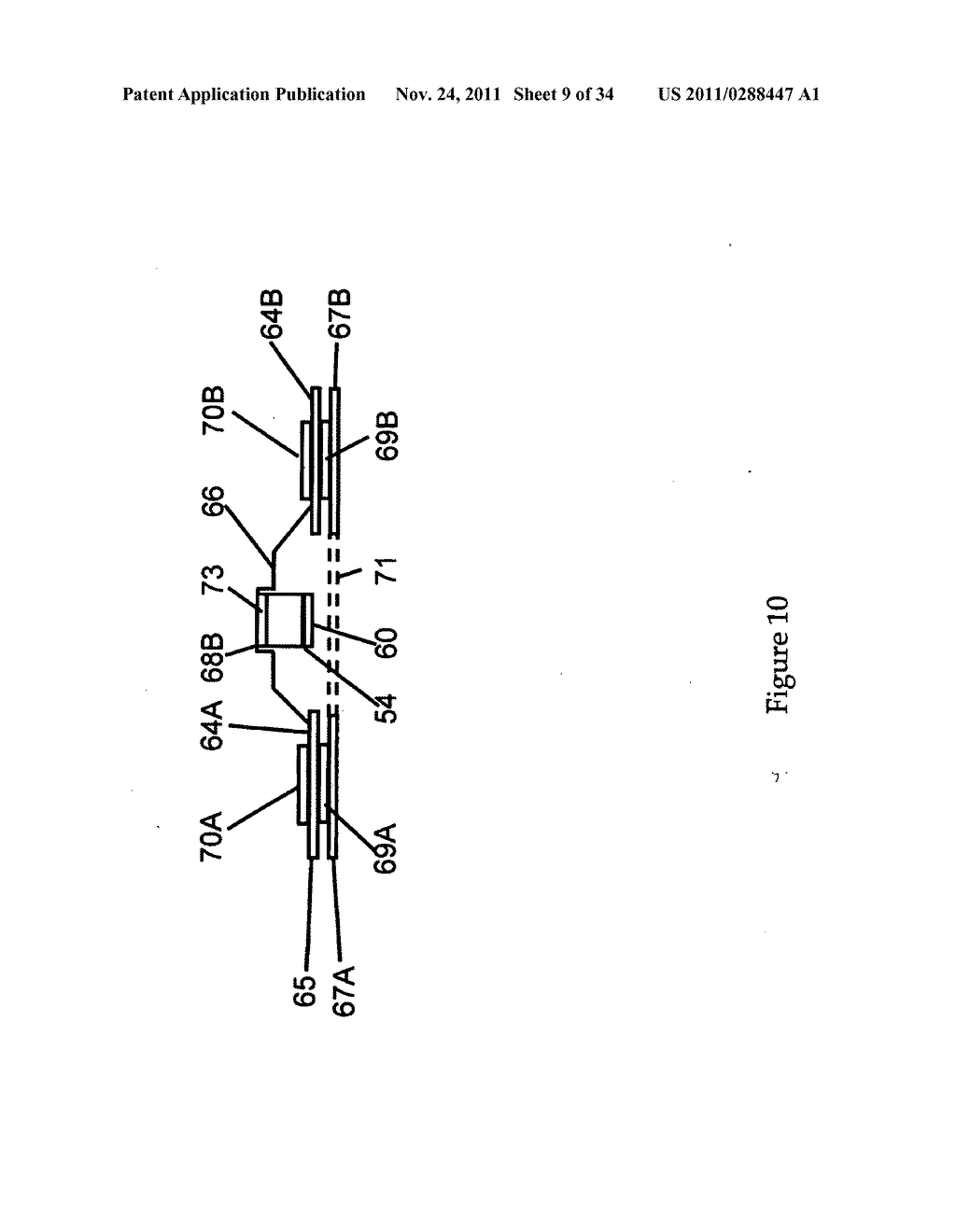 Sensors for monitoring movements, apparatus and systems therefore, and     methods for manufacturing and use - diagram, schematic, and image 10