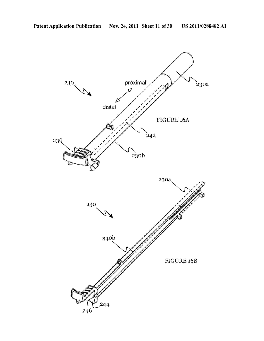 SAFETY NEEDLE SYSTEM OPERABLE WITH A MEDICAL DEVICE - diagram, schematic, and image 12