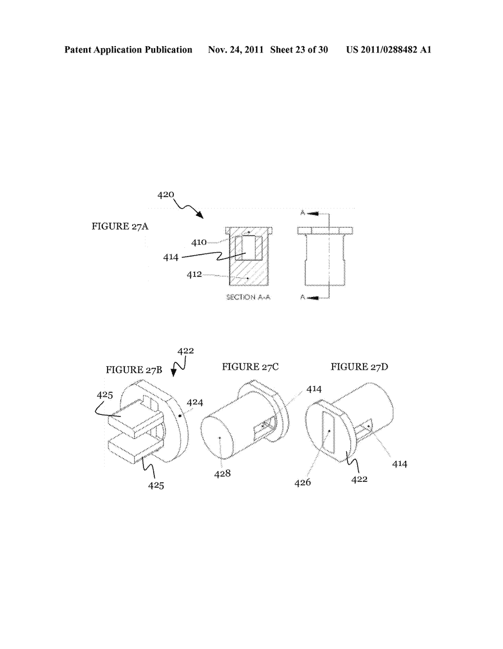 SAFETY NEEDLE SYSTEM OPERABLE WITH A MEDICAL DEVICE - diagram, schematic, and image 24