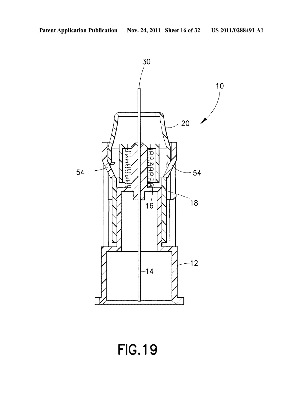 SAFETY NEEDLE ASSEMBLY - diagram, schematic, and image 17