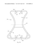 Insert With Advantageous Fastener Configurations And End Stiffness     Characteristics For Two-Piece Wearable Absorbent Article diagram and image