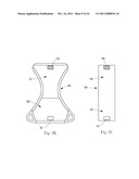 Insert With Advantageous Fastener Configurations And End Stiffness     Characteristics For Two-Piece Wearable Absorbent Article diagram and image