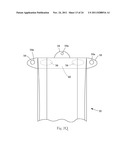 Insert With Advantageous Fastener Configurations And End Stiffness     Characteristics For Two-Piece Wearable Absorbent Article diagram and image