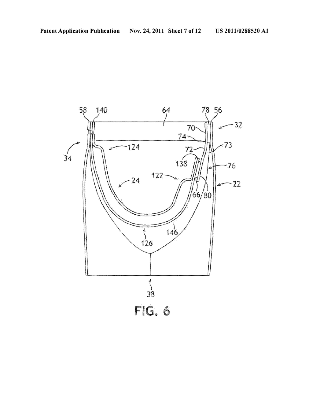 ABSORBENT GARMENT HAVING OUTER SHELL AND ADJUSTABLE ABSORBENT ASSEMBLY     THEREIN - diagram, schematic, and image 08