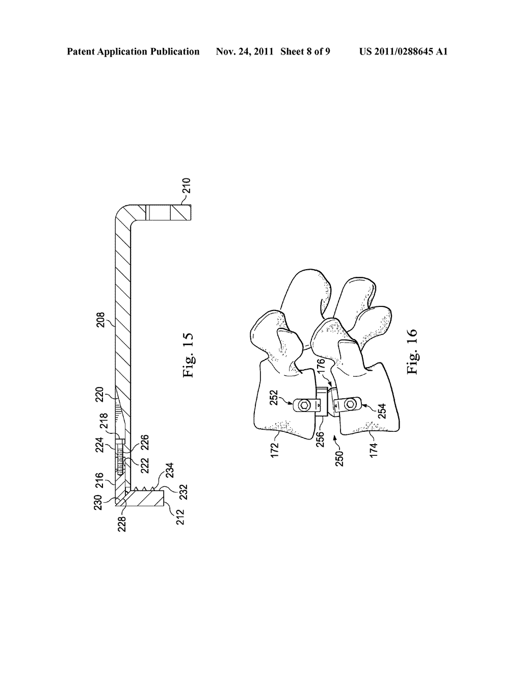 INTERVERTEBRAL PROSTHETIC SYSTEMS, DEVICES, AND ASSOCIATED METHODS - diagram, schematic, and image 09