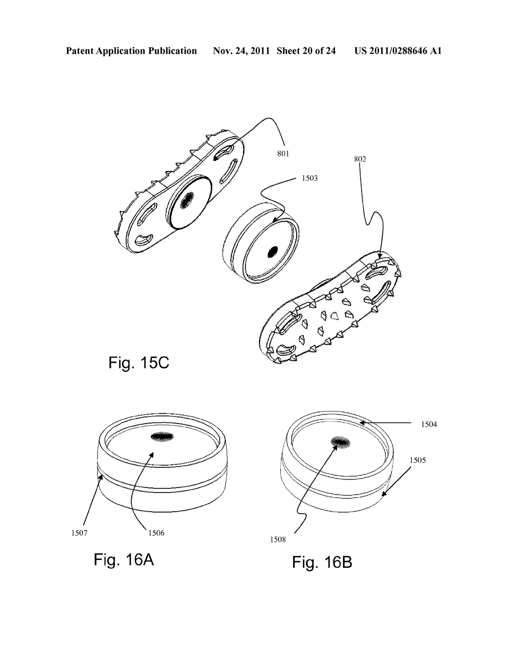 ARTIFICIAL TOTAL LUMBAR DISC FOR UNILATERAL SAFE AND SIMPLE POSTERIOR     PLACEMENT IN THE LUMBAR SPINE, AND REMOVEABLE BIFUNCTIONAL SCREW WHICH     DRIVES VERTICAL SLIDING EXPANSILE PLATE EXPANSION, AND INTERPLATE     WIDENING, AND ANGLED TRACTION SPIKES - diagram, schematic, and image 21