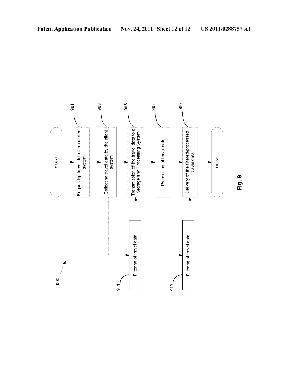 INFORMATION FILTERING AND PROCESSING IN A ROADWAY TRAVEL DATA EXCHANGE     NETWORK - diagram, schematic, and image 13