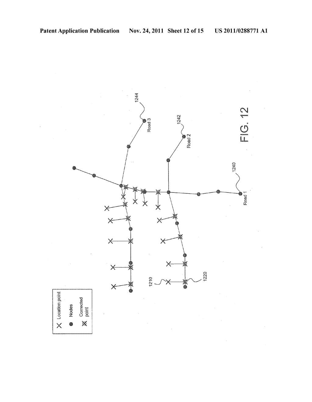 SYSTEM AND METHOD FOR DETERMINING THE GEOGRAPHIC LOCATION OF A DEVICE - diagram, schematic, and image 13