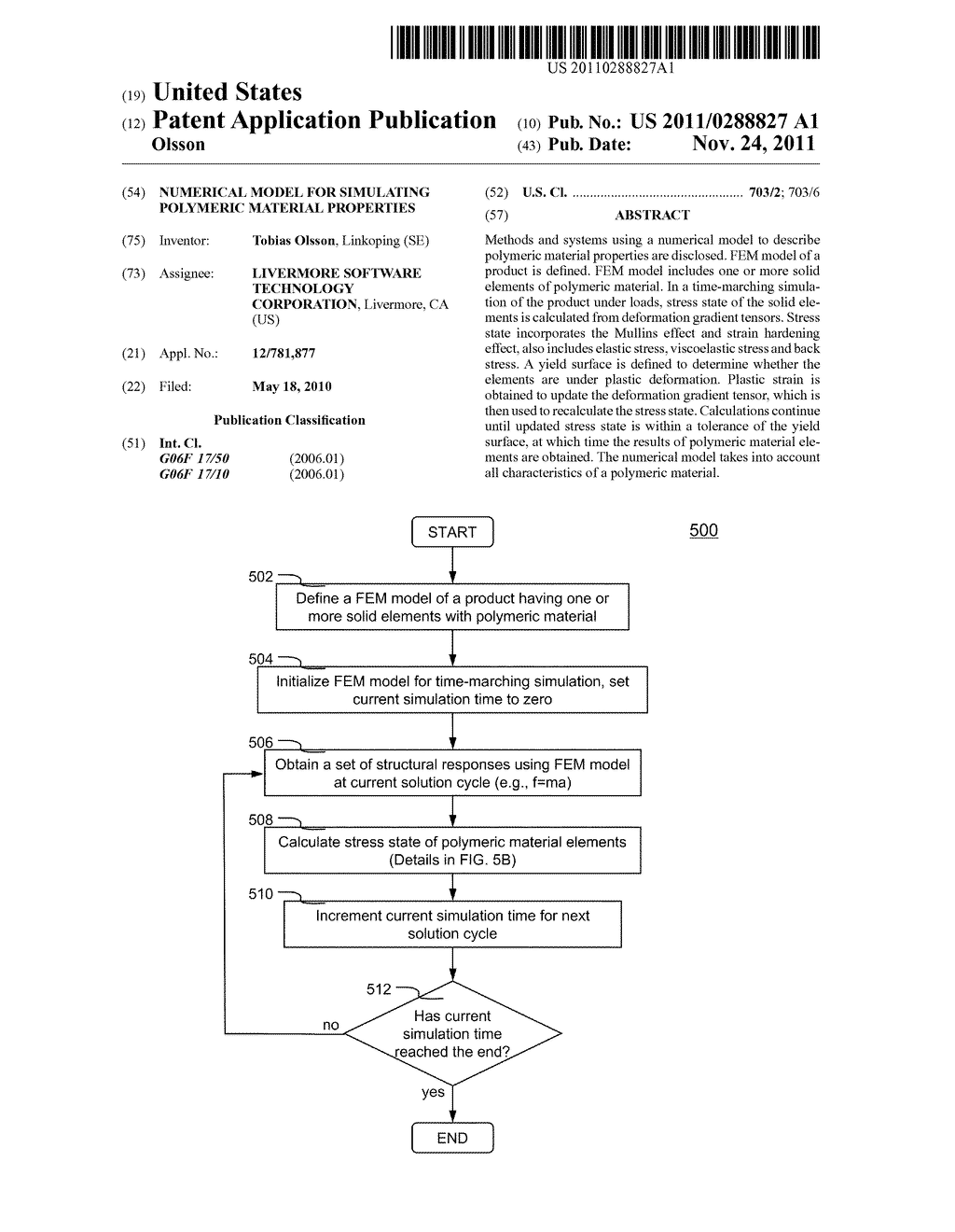 Numerical Model For Simulating Polymeric Material Properties - diagram, schematic, and image 01