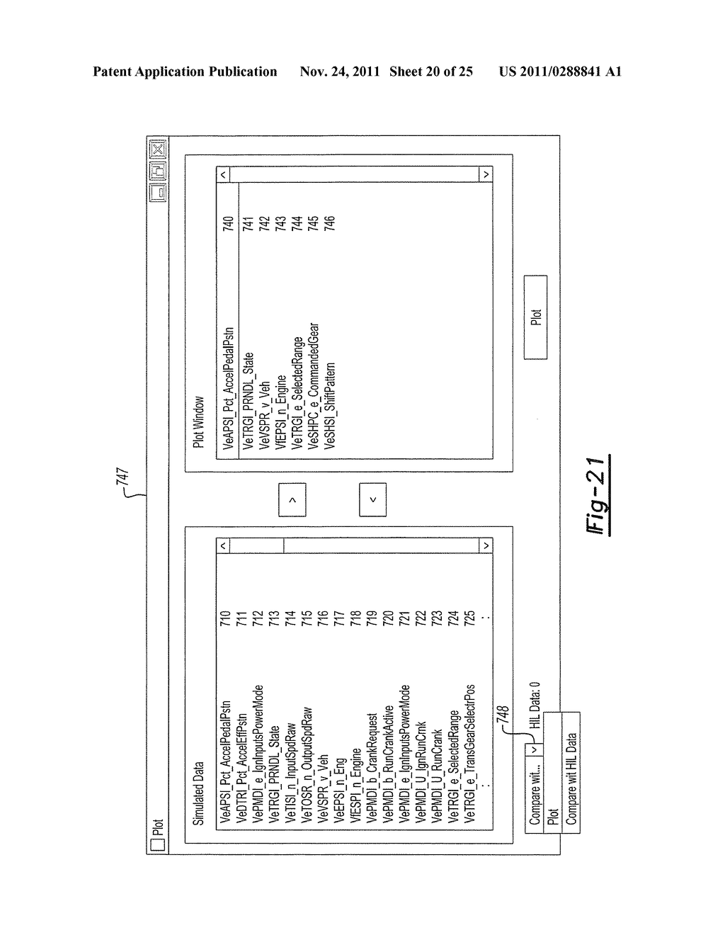 VEHICLE SIMULATION SYSTEM WITH SOFTWARE-IN-THE-LOOP BYPASS CONTROL - diagram, schematic, and image 21