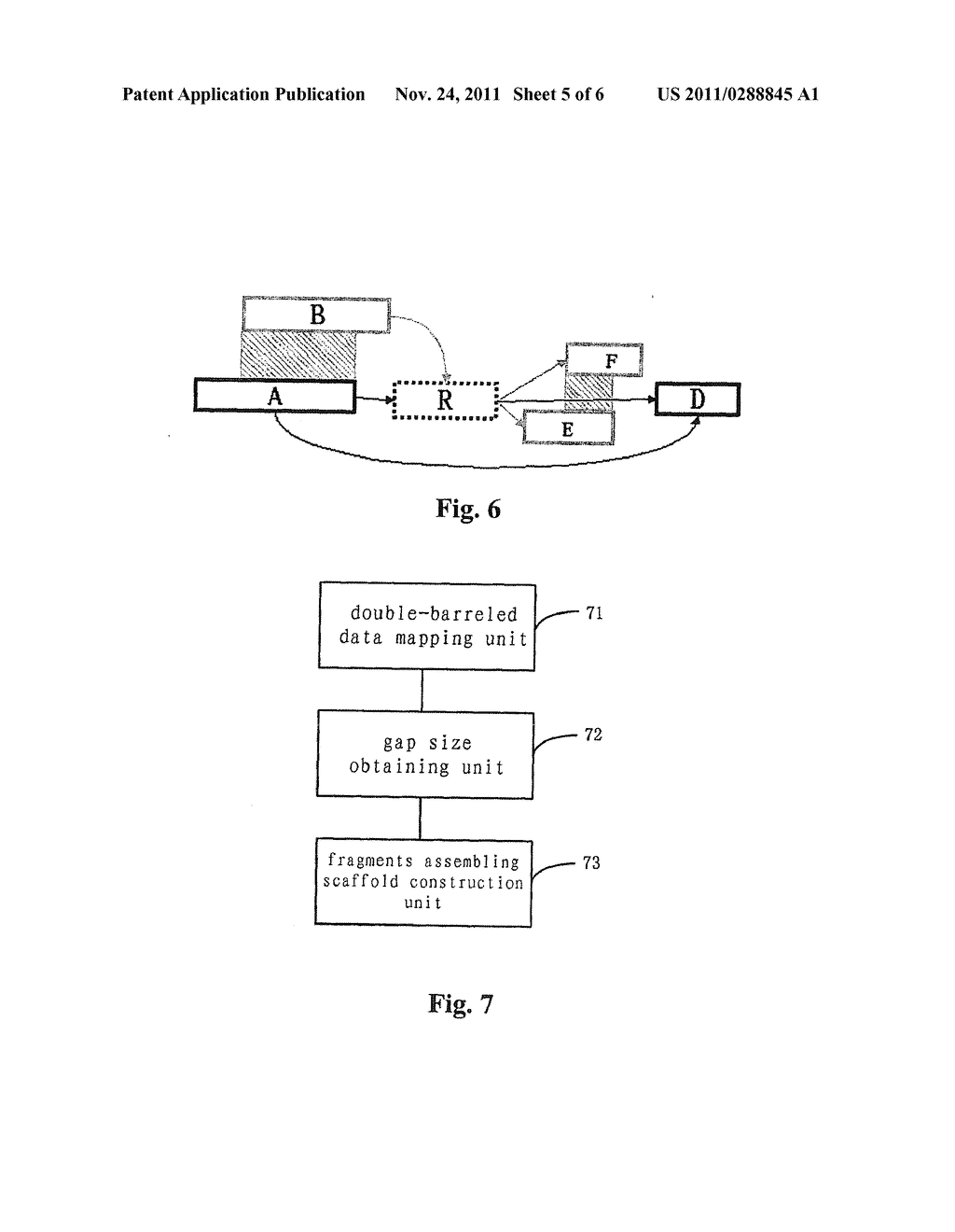 CONSTRUCTION METHOD AND SYSTEM OF FRAGMENTS ASSEMBLING SCAFFOLD, AND     GENOME SEQUENCING DEVICE - diagram, schematic, and image 06