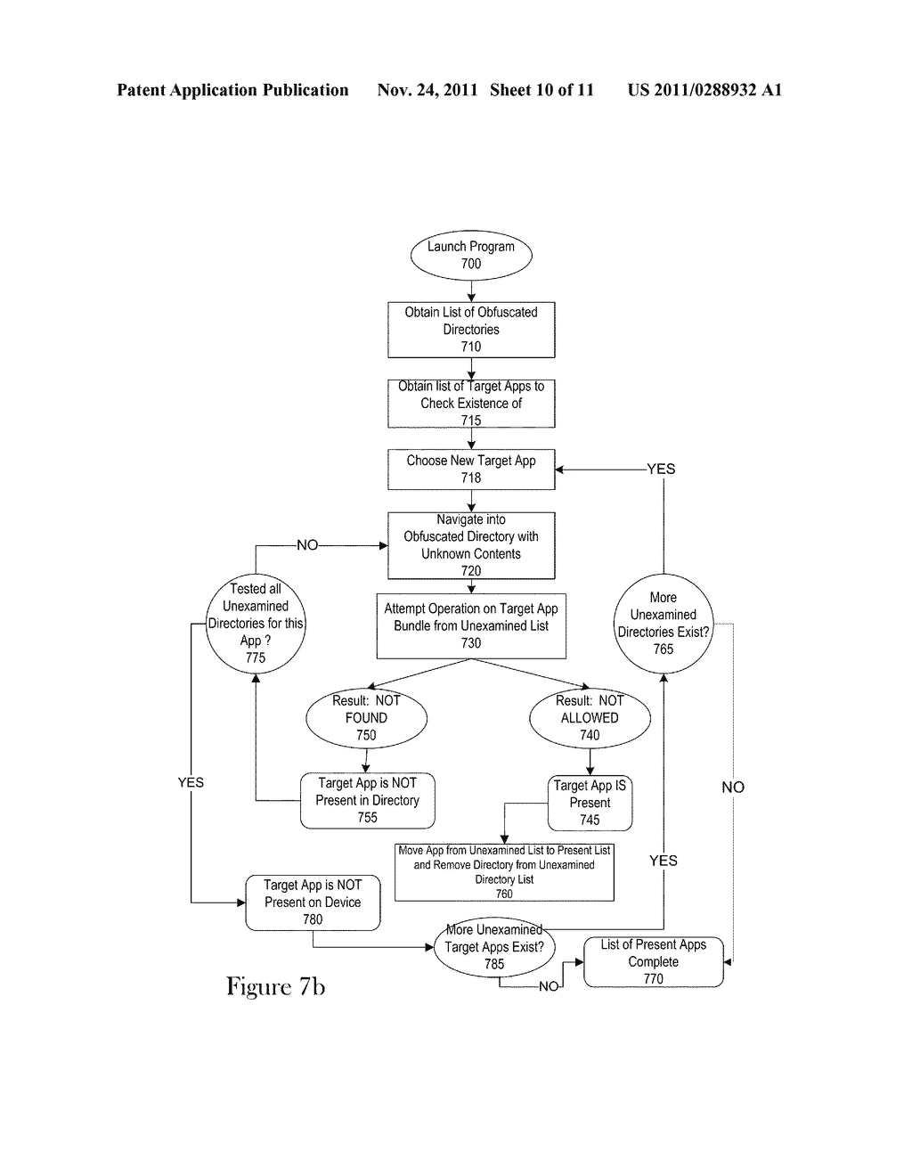 APPARATUSES, SYSTEMS AND METHODS FOR DETERMINING INSTALLED SOFTWARE     APPLICATIONS ON A COMPUTING DEVICE - diagram, schematic, and image 11