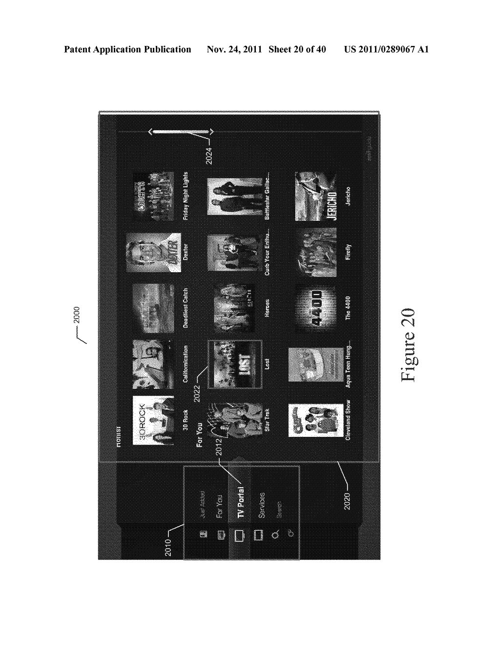 USER INTERFACE FOR CONTENT BROWSING AND SELECTION IN A SEARCH PORTAL OF A     CONTENT SYSTEM - diagram, schematic, and image 21