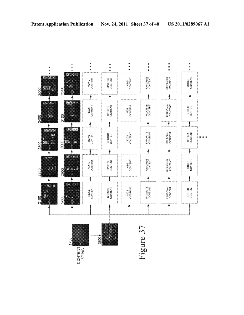 USER INTERFACE FOR CONTENT BROWSING AND SELECTION IN A SEARCH PORTAL OF A     CONTENT SYSTEM - diagram, schematic, and image 38