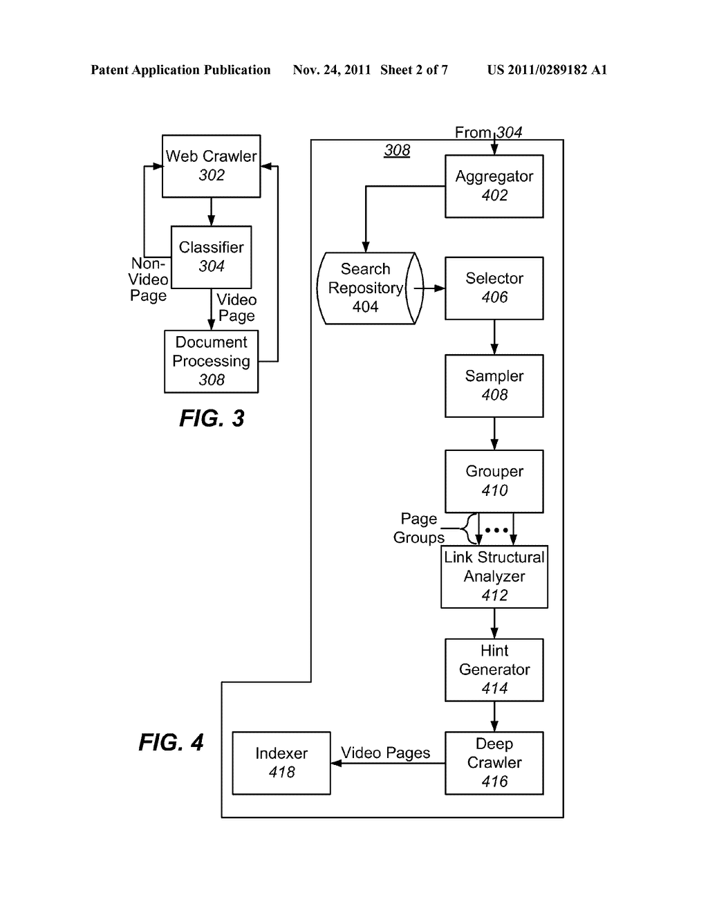 AUTOMATIC ONLINE VIDEO DISCOVERY AND INDEXING - diagram, schematic, and image 03