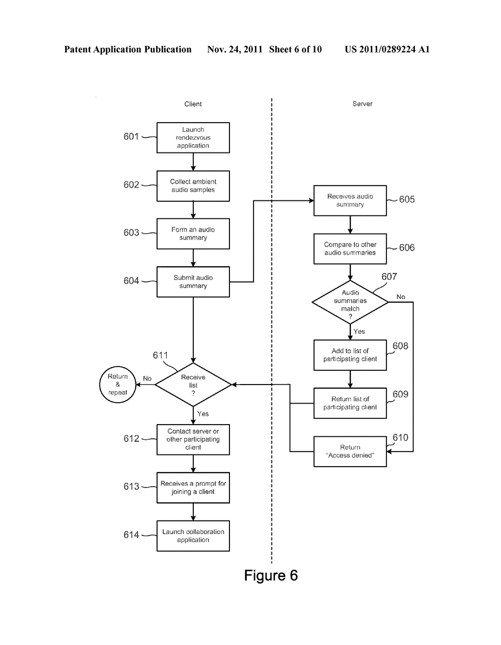 METHODS AND SYSTEMS FOR ESTABLISHING COLLABORATIVE COMMUNICATIONS BETWEEN     DEVICES USING AMBIENT AUDIO - diagram, schematic, and image 07