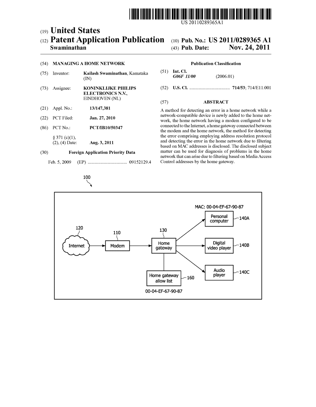 MANAGING A HOME NETWORK - diagram, schematic, and image 01