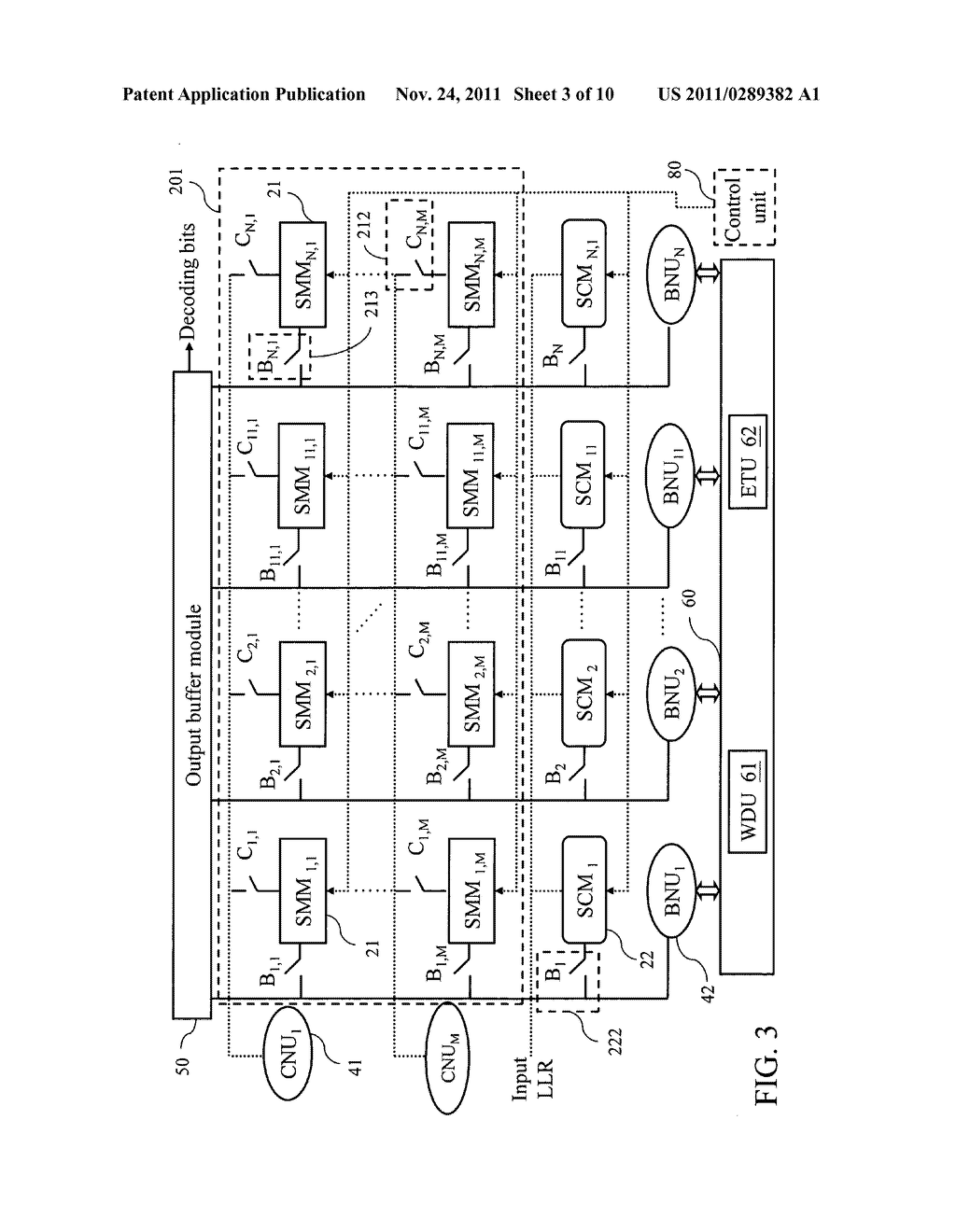 Programmable LDPC code decoder and decoding method thereof - diagram, schematic, and image 04