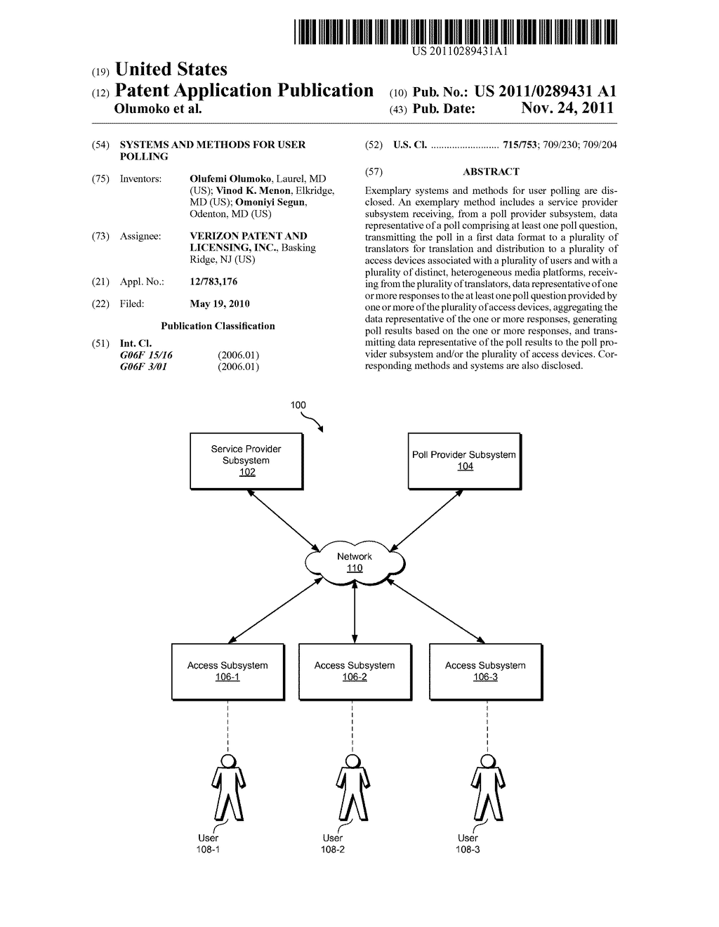 SYSTEMS AND METHODS FOR USER POLLING - diagram, schematic, and image 01