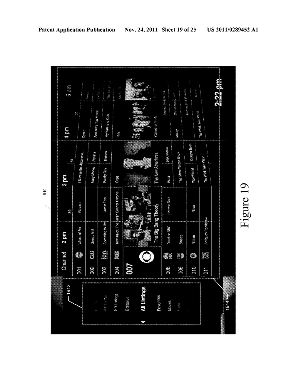 USER INTERFACE FOR CONTENT BROWSING AND SELECTION IN A CONTENT SYSTEM - diagram, schematic, and image 20