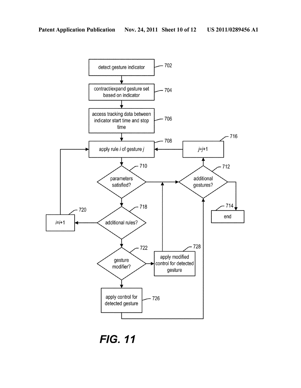 Gestures And Gesture Modifiers For Manipulating A User-Interface - diagram, schematic, and image 11