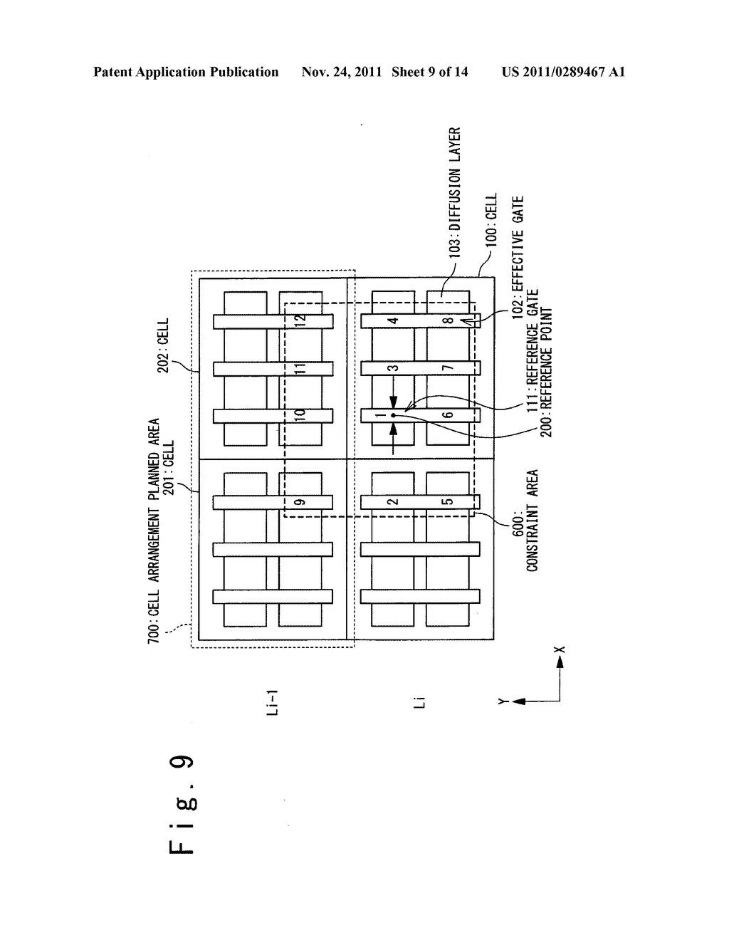 Layout method and layout apparatus for semiconductor integrated circuit - diagram, schematic, and image 10