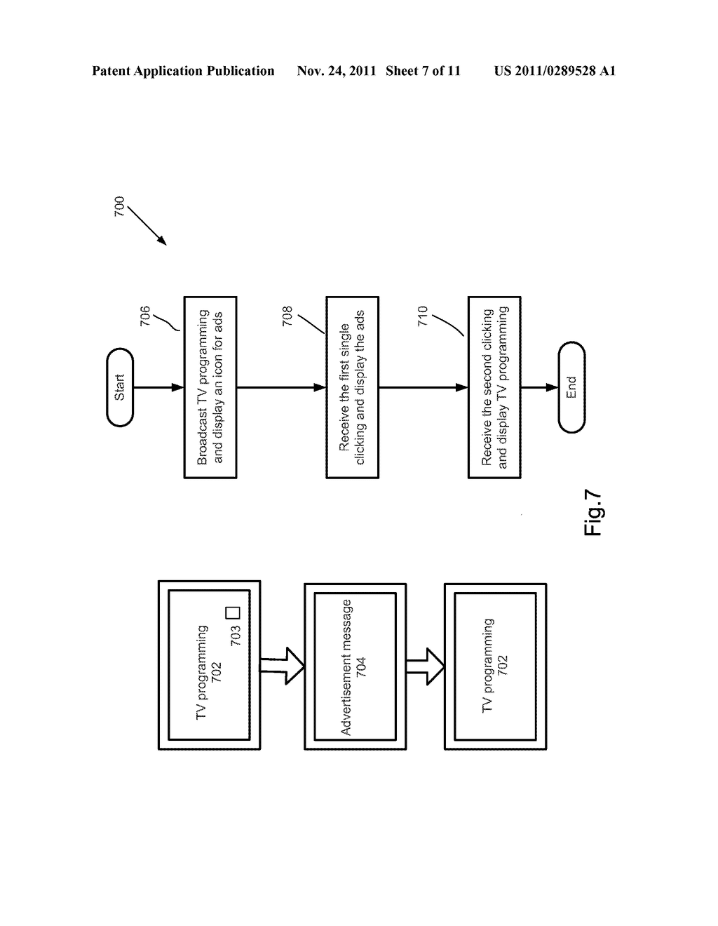 DEDICATED BUTTON OF REMOTE CONTROL FOR ADVERTISEMENT DELIVERY USING     INTERACTIVE TELEVISION - diagram, schematic, and image 08